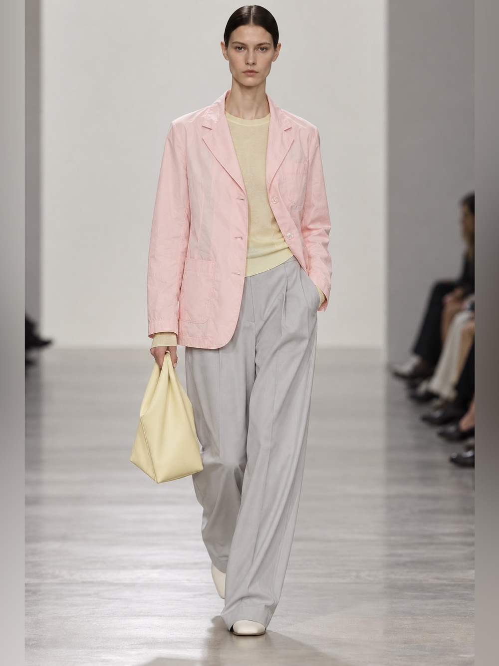 Jil Sander Pale Pinky Peachy Tailored Blazer